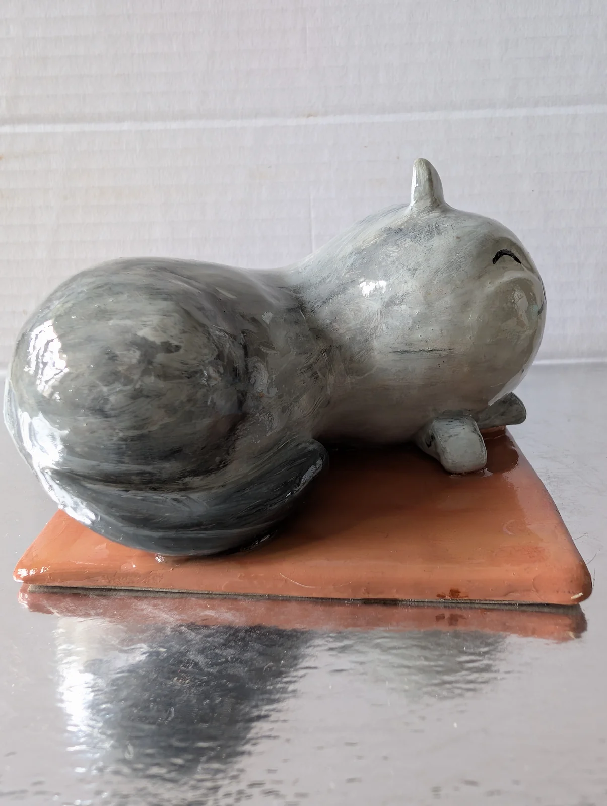 Chat tigré gris, vue 2