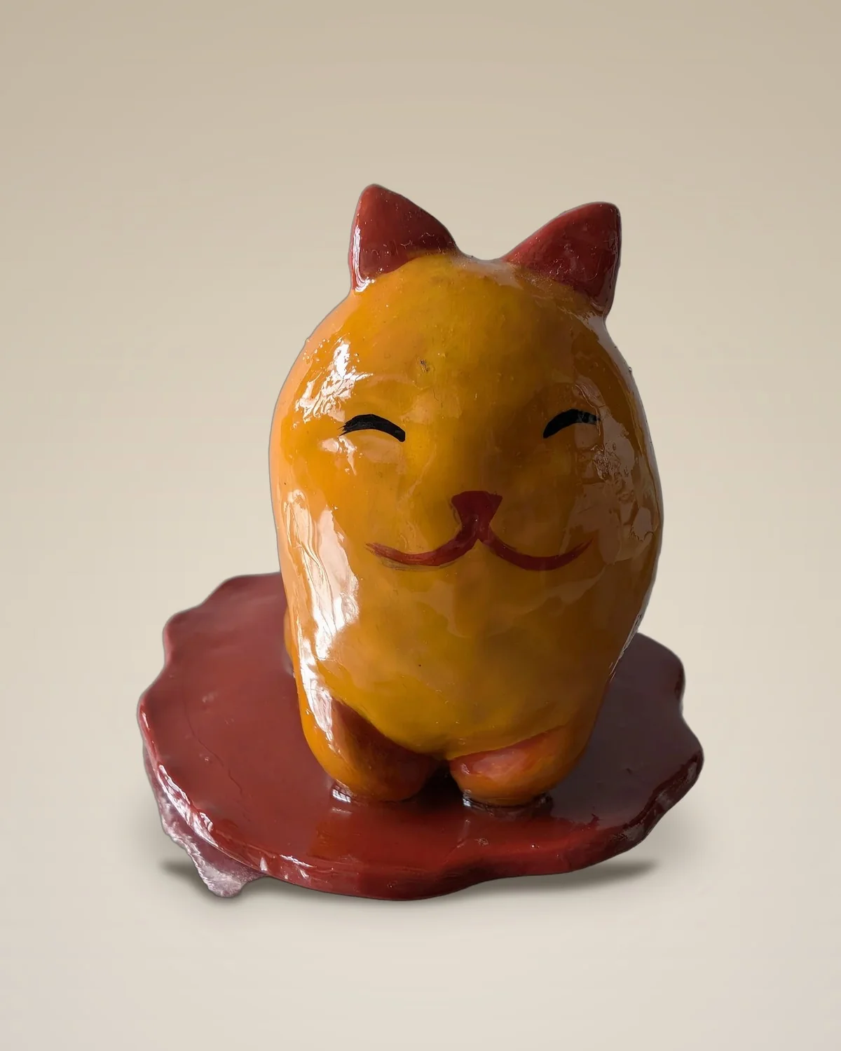 Chat roux, vue 1