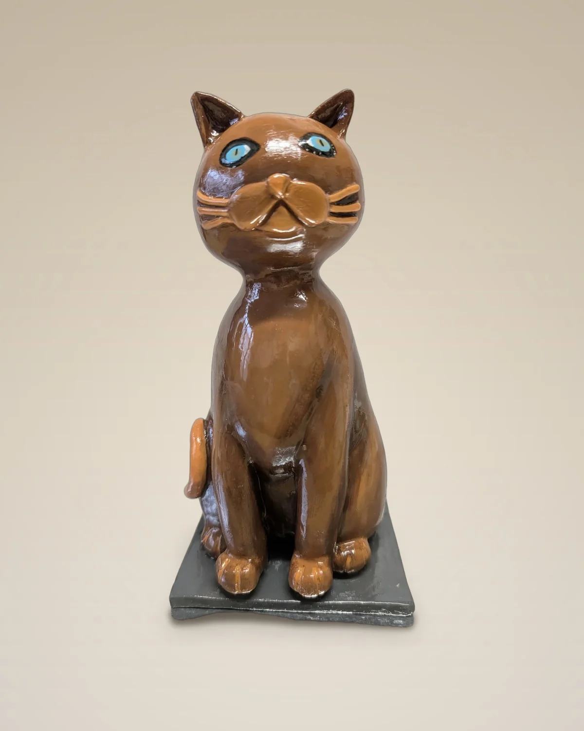 Chat aux yeux bleus, vue 1