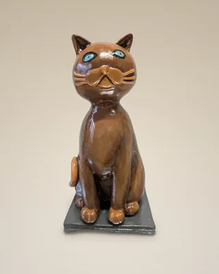 Chat aux yeux bleus