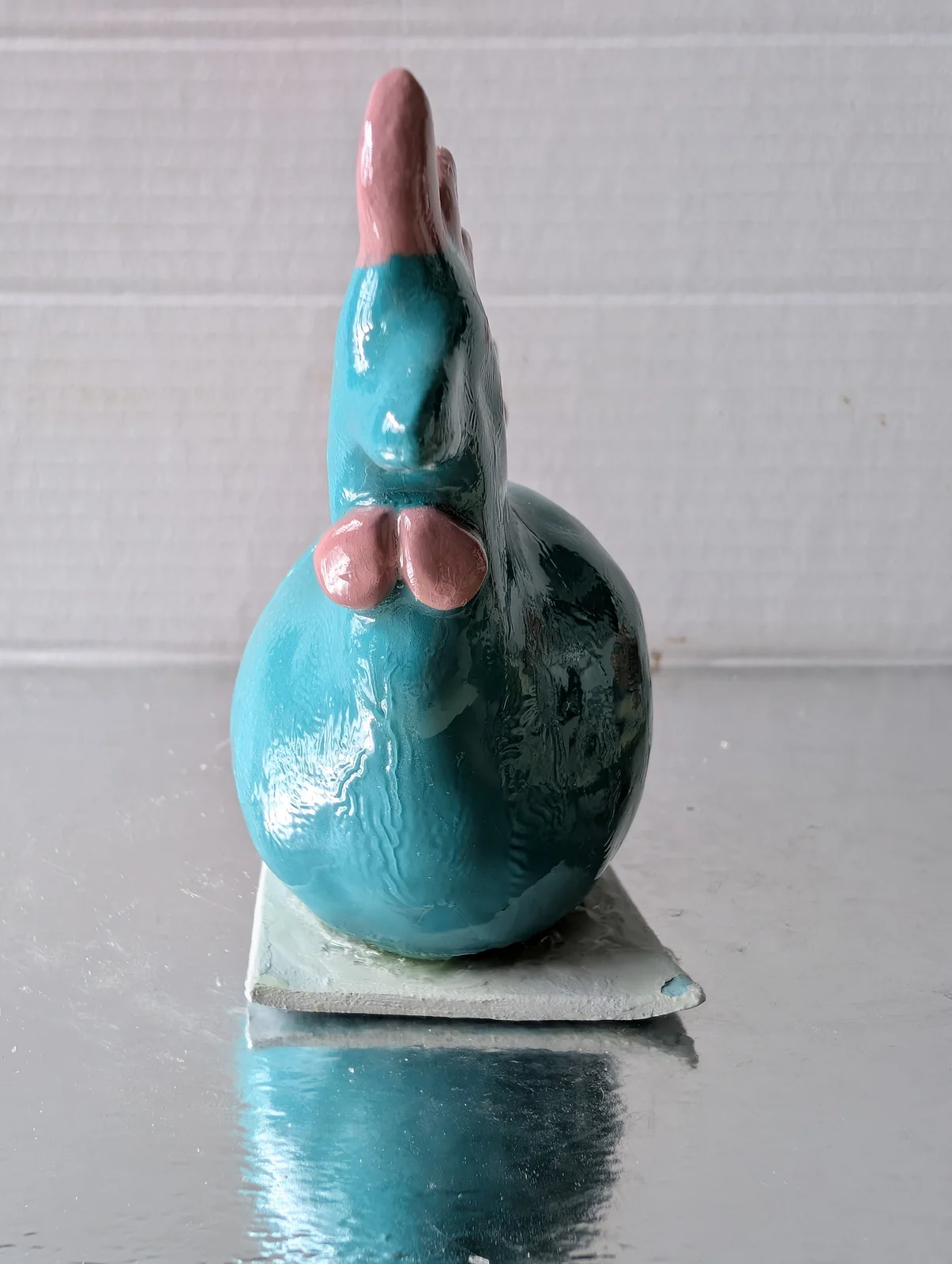 Poule turquoise, vue 4
