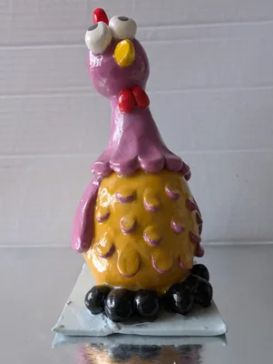 Poule violette