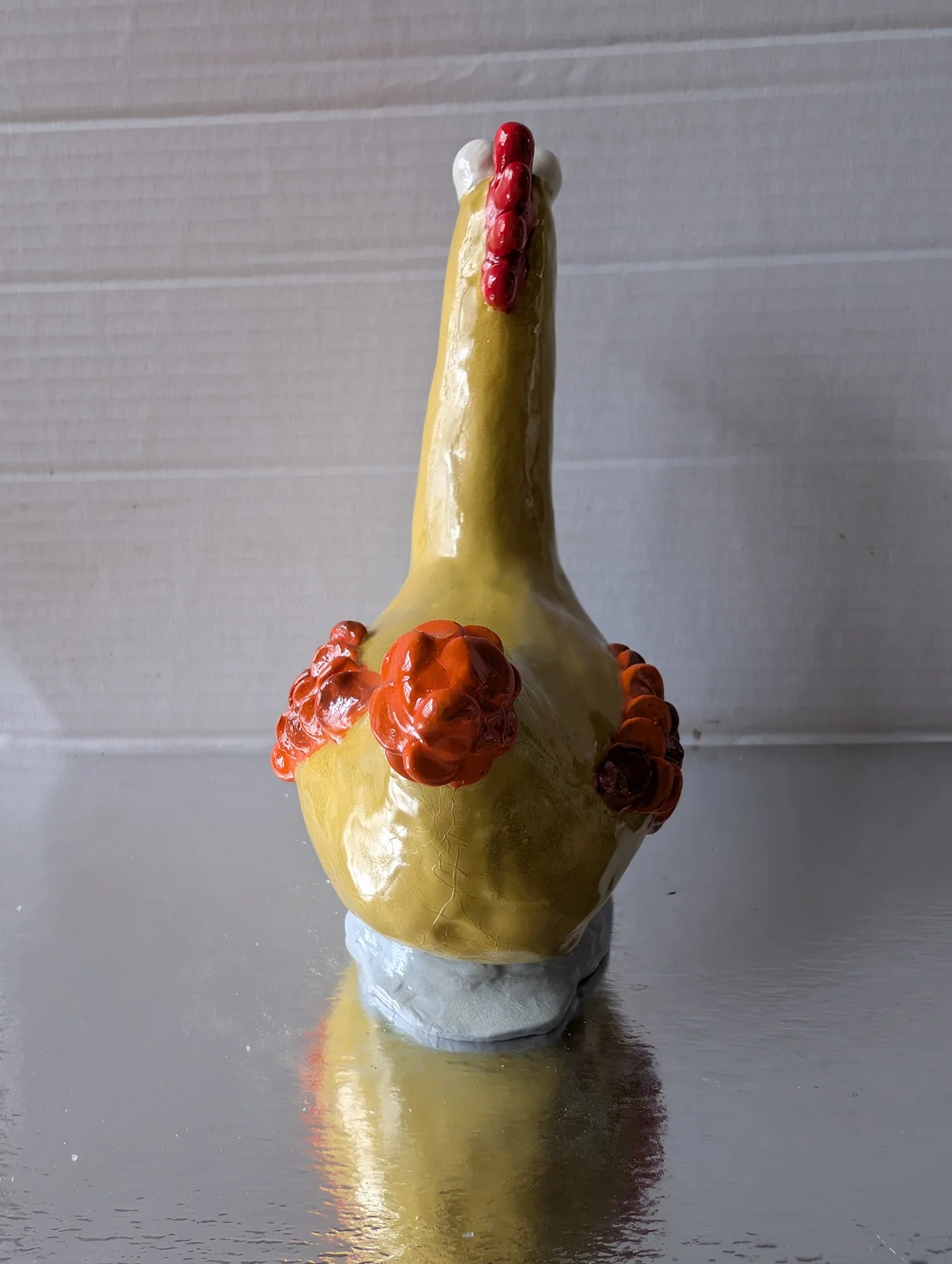 Poule jaune, vue 4