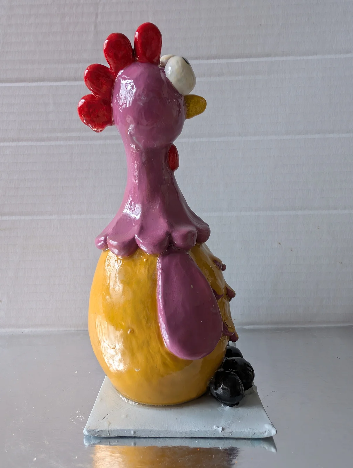 Poule violette, vue 4