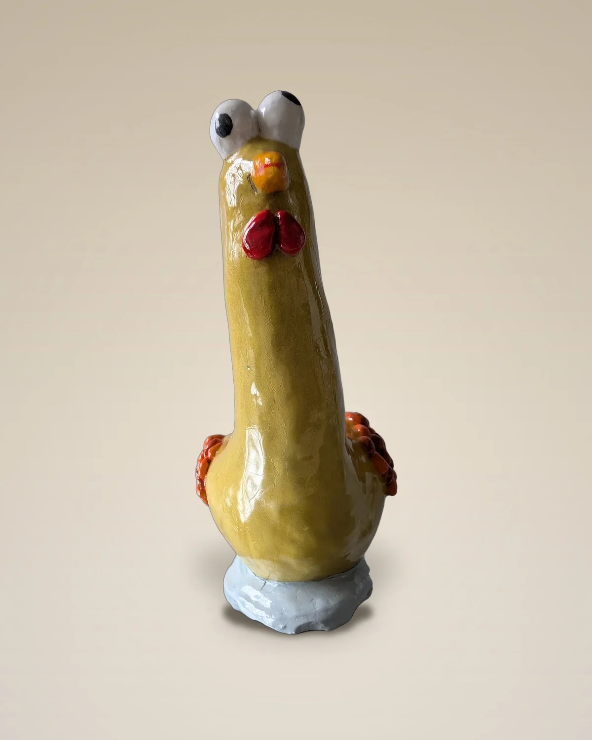 Poule jaune, vue 1