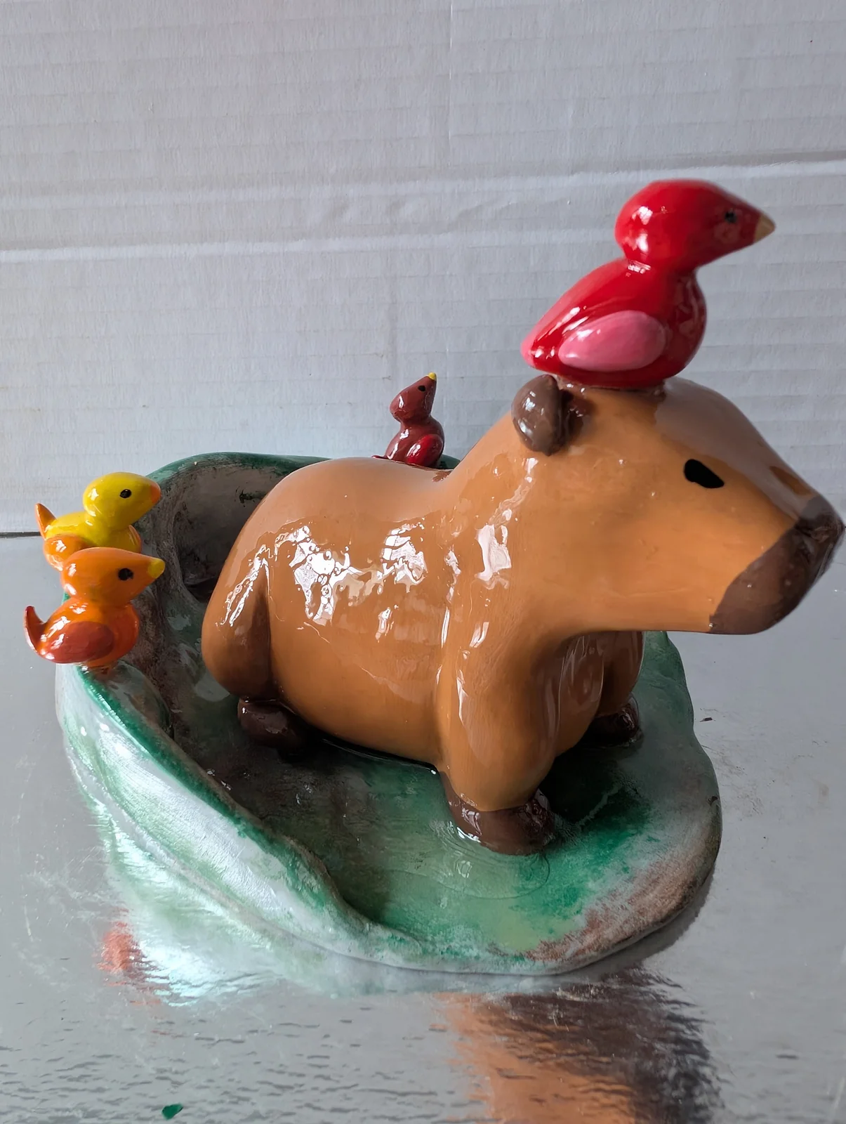 Capybara et les oiseaux, vue 3
