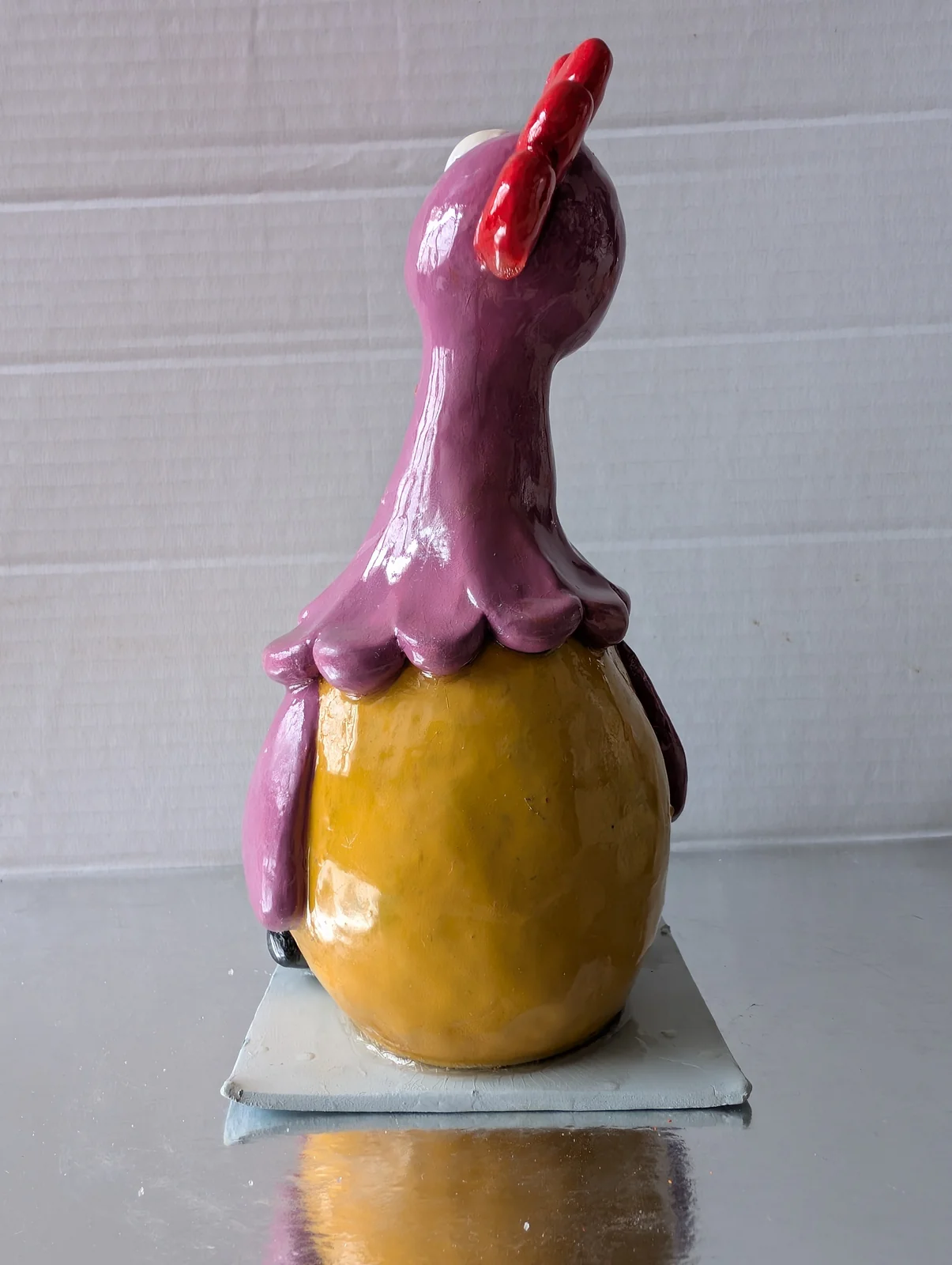 Poule violette, vue 3